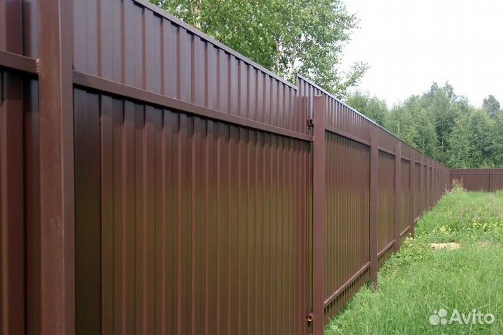 Забор металлический с гарантией быстро