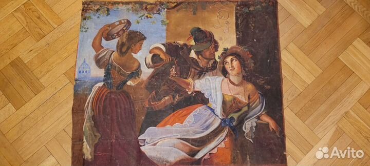 Картина маслом на холсте хх век