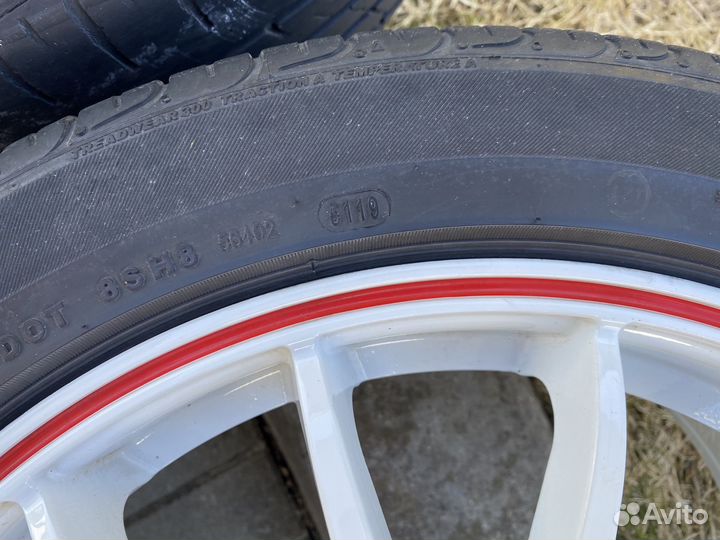 Литые диски r17 5x114.3 с резиной 225/45