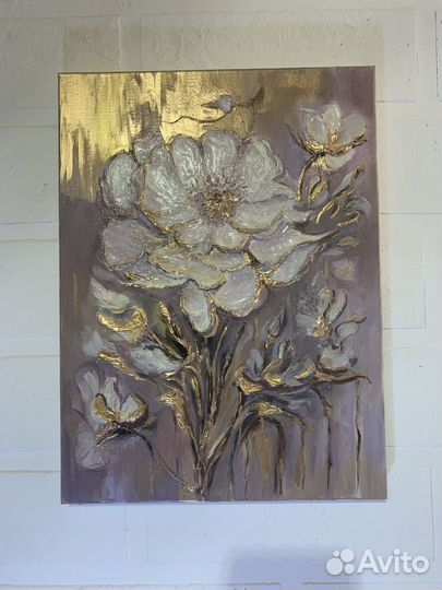 Интерьерная картина цветы