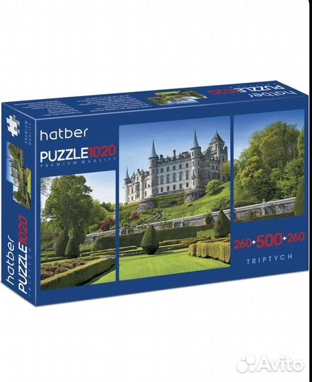 Пазлы hatber 1020 замок