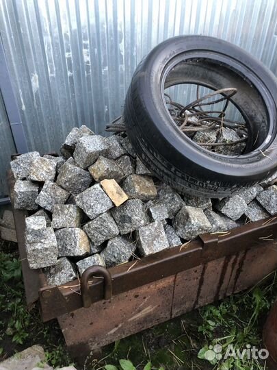 Гранитная брусчатка б/у