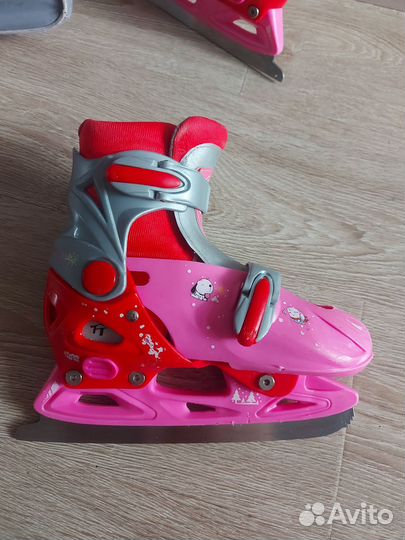 Коньки раздвижные для девочки 34, 37