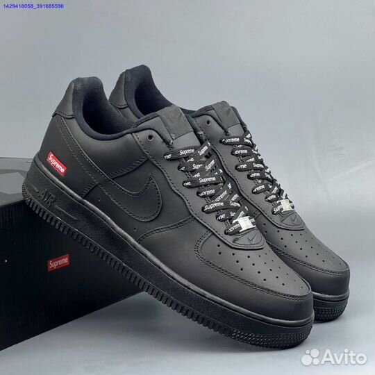 Кроссовки Nike Air Force 1 Low & Supreme (Арт.96653)