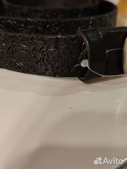 Ремень женский кожаный 