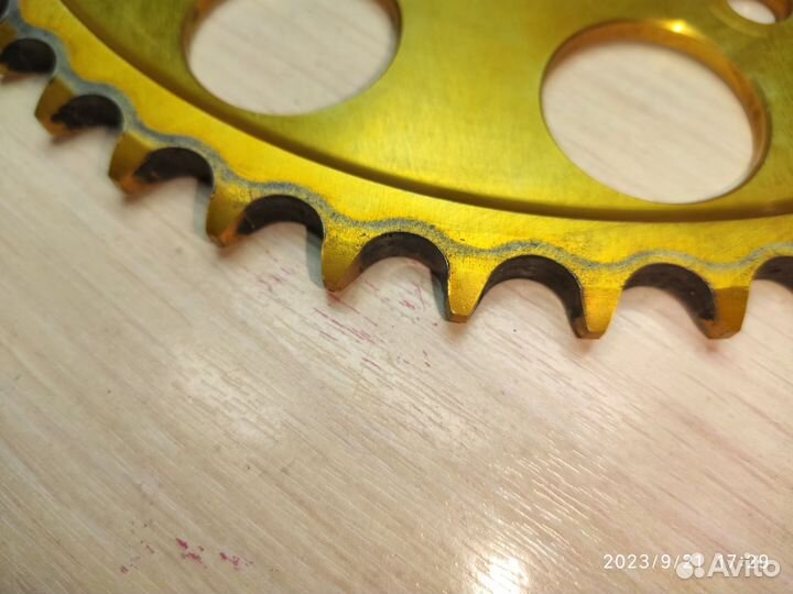 Звезда ведомая 47 зубов, алюминиевая, б/у