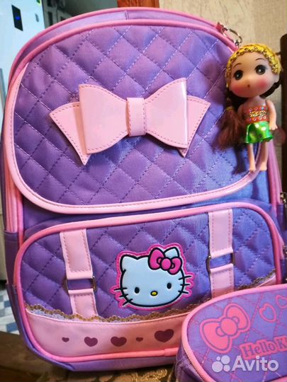 Новый школьный рюкзак Hello Kitty
