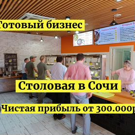 Столовая в Сочи. Прибыль 300.000 р/мес