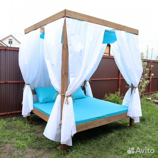 Матрас в беседку м, бунгало м, шторы в бунгало