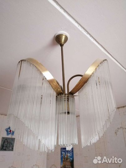 Люстра потолочная большая бу