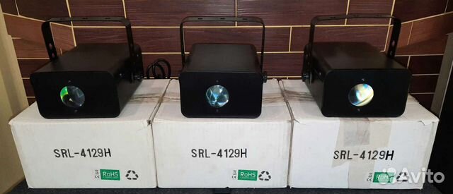 Светомузыка Neo Neon 3ш SRL-4129H LED RGB Mic Проф