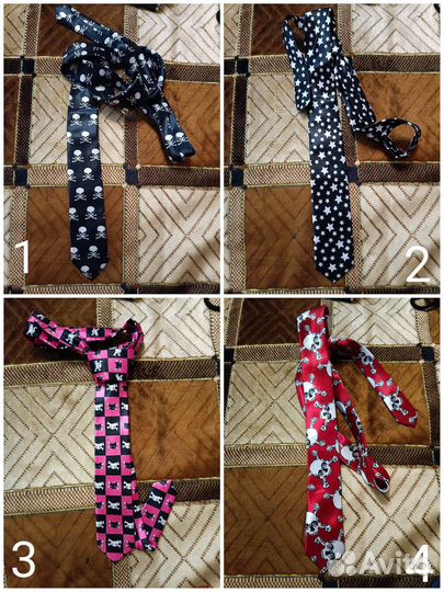 Галстук,Шнурки, Браслет, кожаные,Фляга