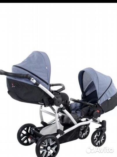Коляска для двойни bebetto 42 для погодок