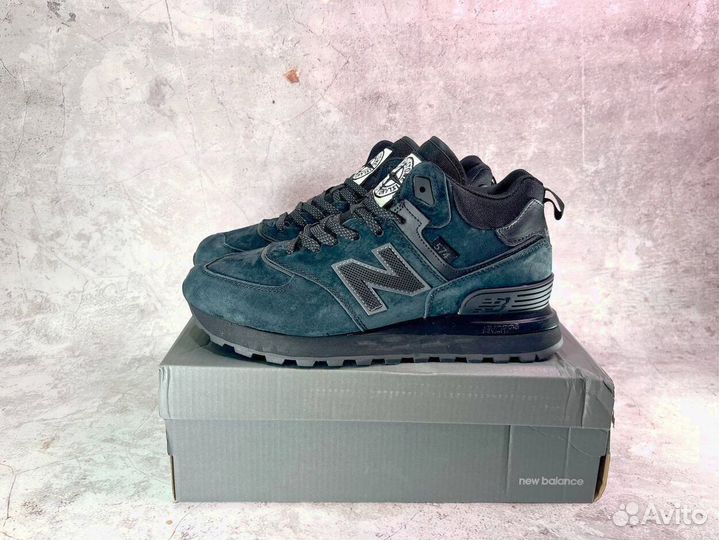 Кроссовки New Balance 574 Stone Island зимние