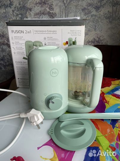 Пароварка блендер Happy Baby Fusion 2 в 1