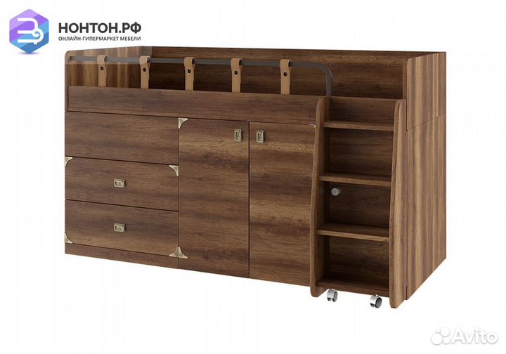 Кровать комбинированная Навигатор дуб каньон