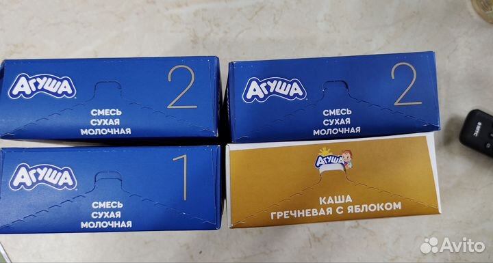 Смеси и каша Агуша