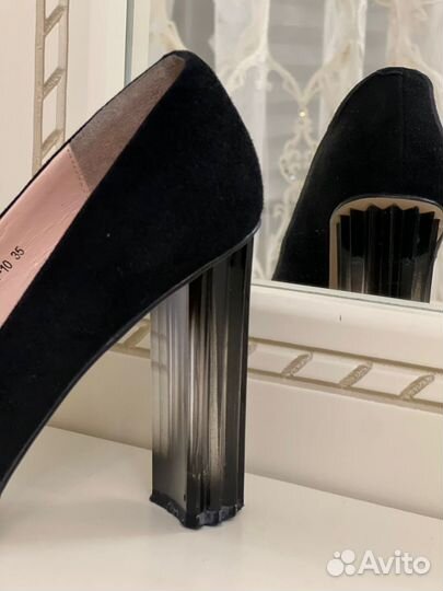 Туфли женские 36 размер натуральная замша