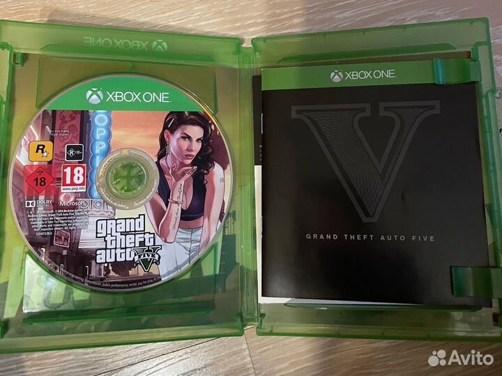 Видеоигра GTA 5 на диске Xbox One