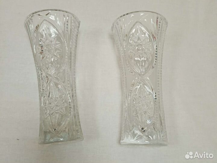 Ваза для цветов хрустальная 18 см