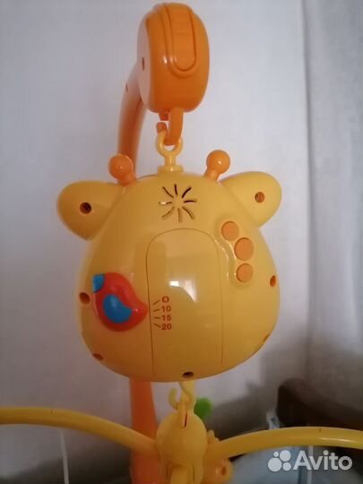 Музыкальная карусель Жирафики(мобиль в кроватку)