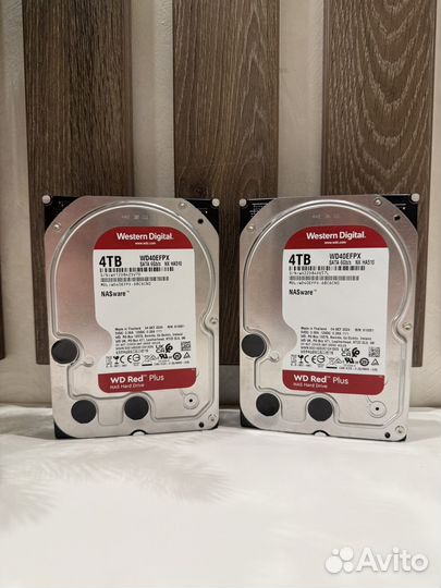 Жесткий диск WD Red Plus 3.5 NAS HDD 4тб WD40efpx