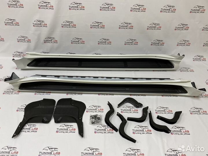 Prado 150 Пороги в стиле Lexus GX K6HL2