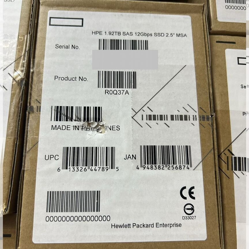 [R0Q37A] Жесткий Диск Hp Ssd 1.92tb P13012-001 Msa R0q37a