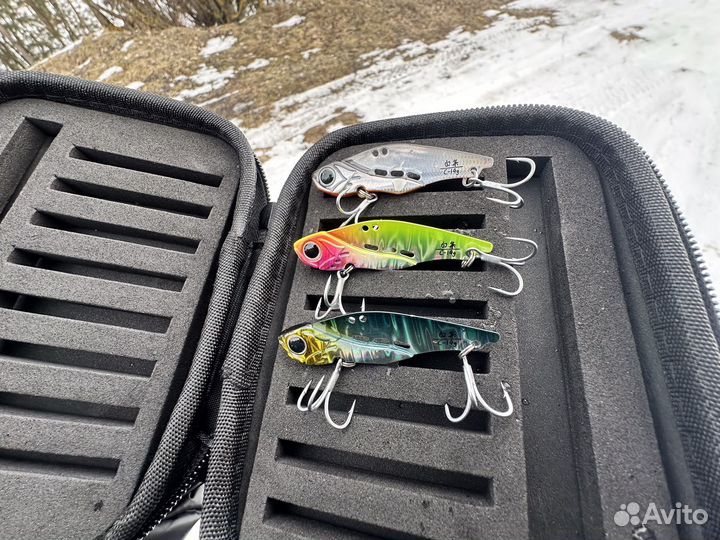 Блесна цикада виб 3 штуки комплект