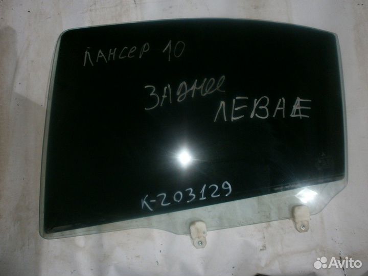 Стекло двери задней левой (Mitsubishi Lancer)