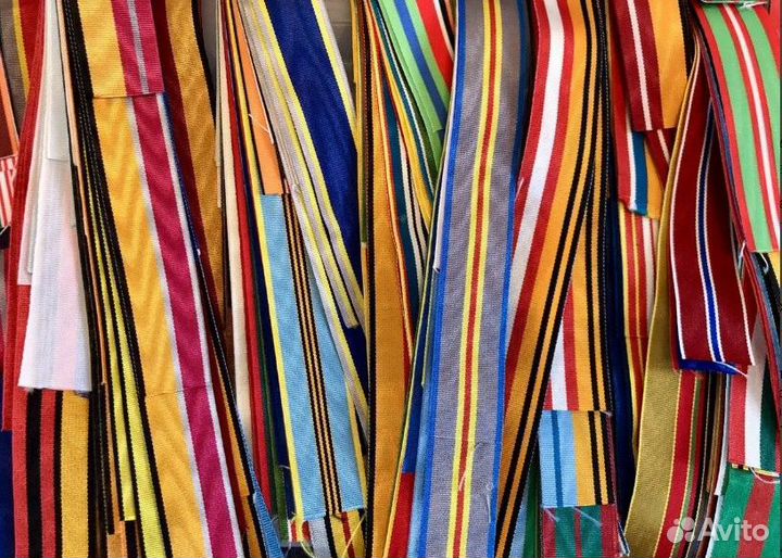 Орденские ленты. Комплектующие для медалей