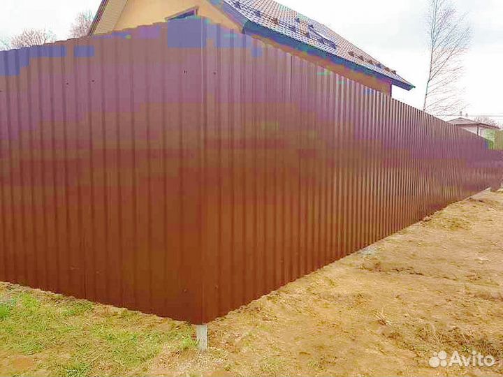 Заборы из профнастила