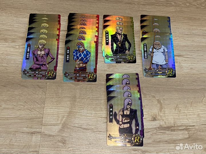 Карточки джоджо