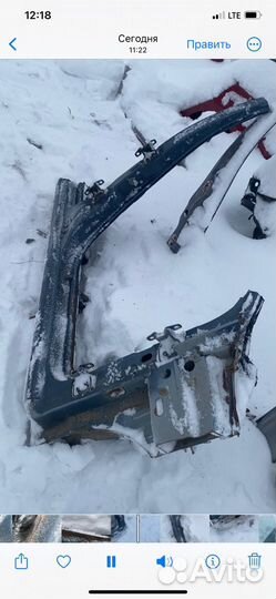 Порог со стойкой лада ларгус