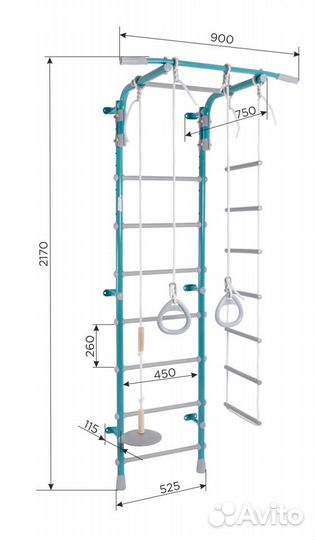 Шведская стенка для детей