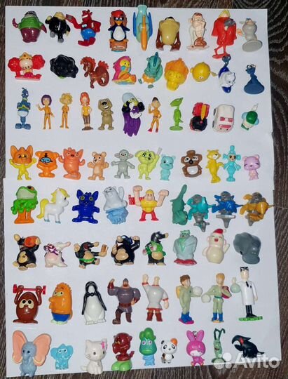 Киндеры из мультфильмов и другие