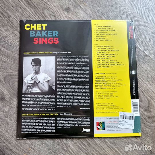 Винил Chet Baker — Sings (синий)