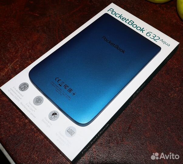 Электронная книга Pocketbook 632 Aqua с обложкой