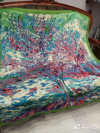 Платок шаль chloe италия шелк