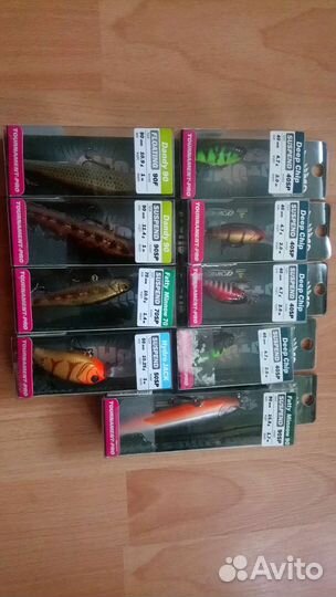 Воблеры, джеркбейт, блесны, грузило, кейс рыбака