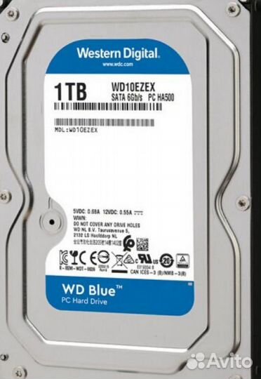 Жесткий диск WD WD10ezex 1Tb SATA III