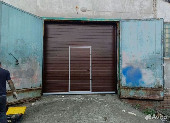 Автоматические ворота с монтажом