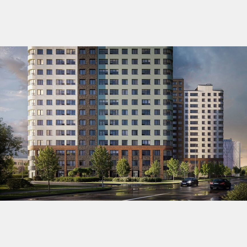 1-к. квартира, 33,4 м², 14/17 эт.