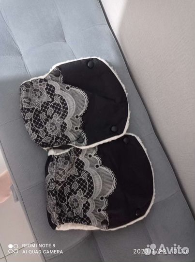 Чехол на ножки в санки, муфта для рук в коляску