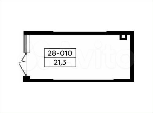 Продается торговое помещение площадью 21.3 кв.м
