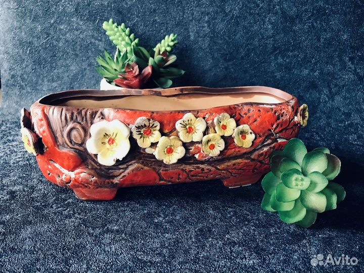 Горшочки для цветов настольные в ассортименте