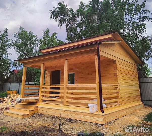 Баня из бруса Лиственница