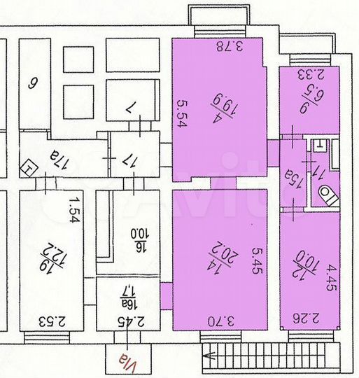 Свободного назначения, 65 м²