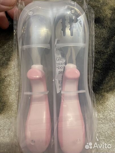 Детский набор 6+ вилка и ложка