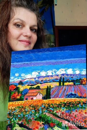 Картина Италия масло,холст